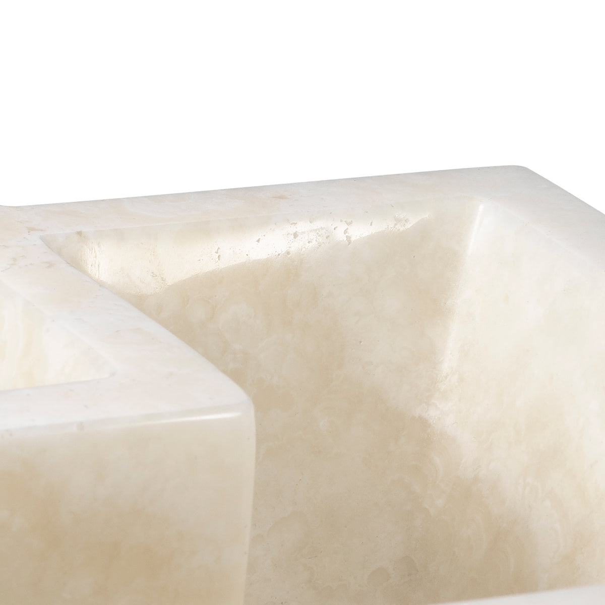White Marble Sectioned Bowl Heber | Eichholtz Miami