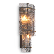 2-Tiered Glass Wall lamp Georgette | Eichholtz Miami