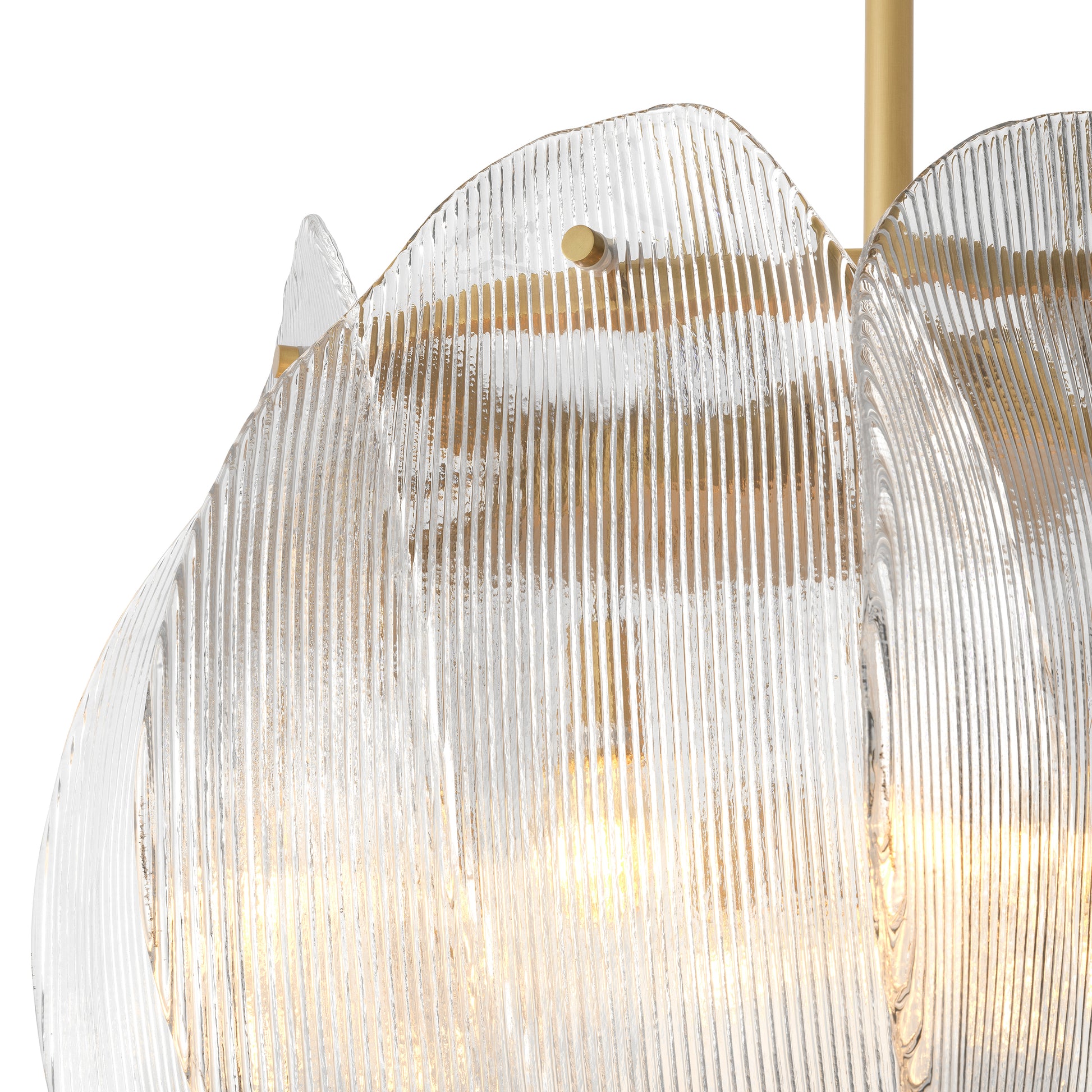 Clear Glass Chandelier Hibis L | Eichholtz Miami