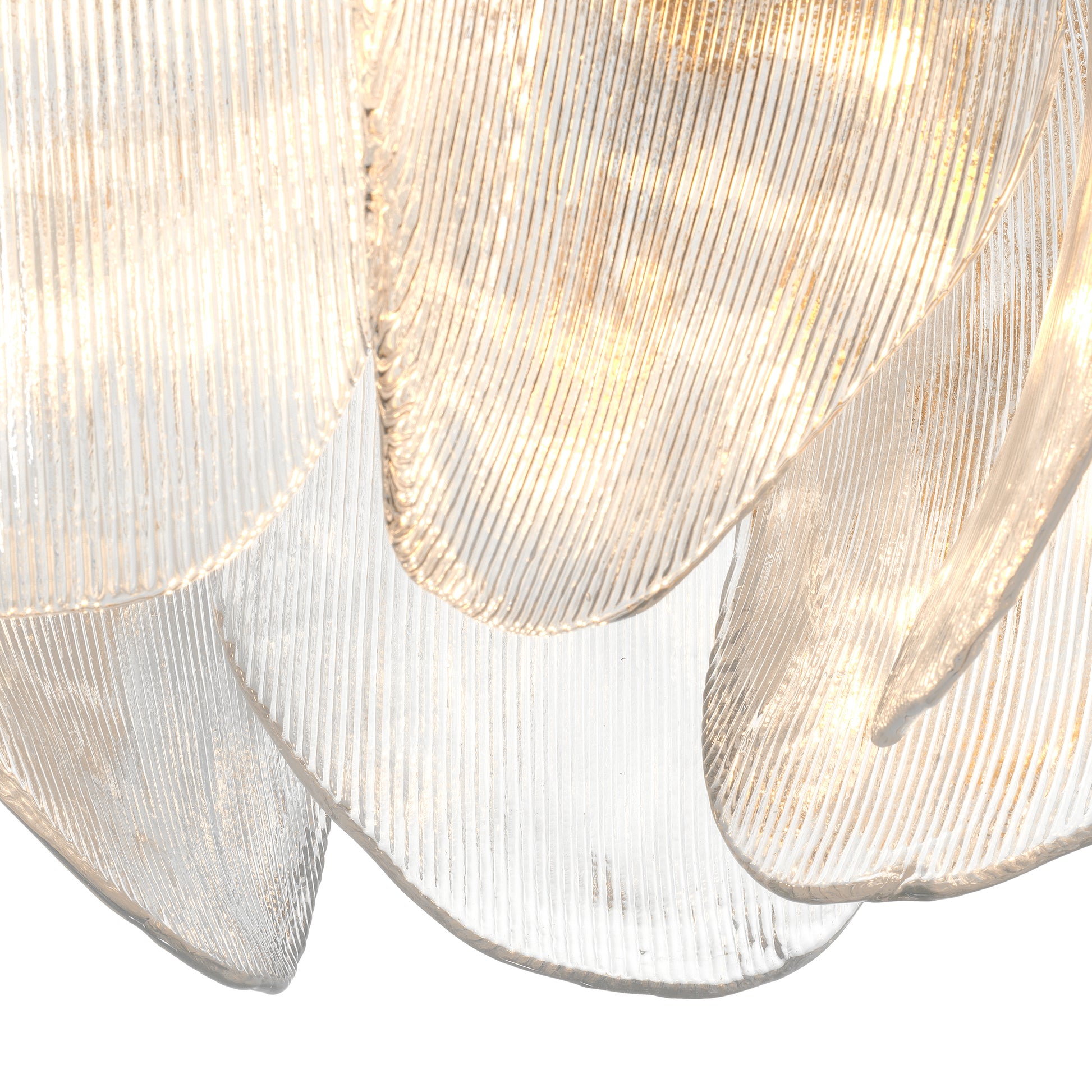 Clear Glass Chandelier Hibis L | Eichholtz Miami