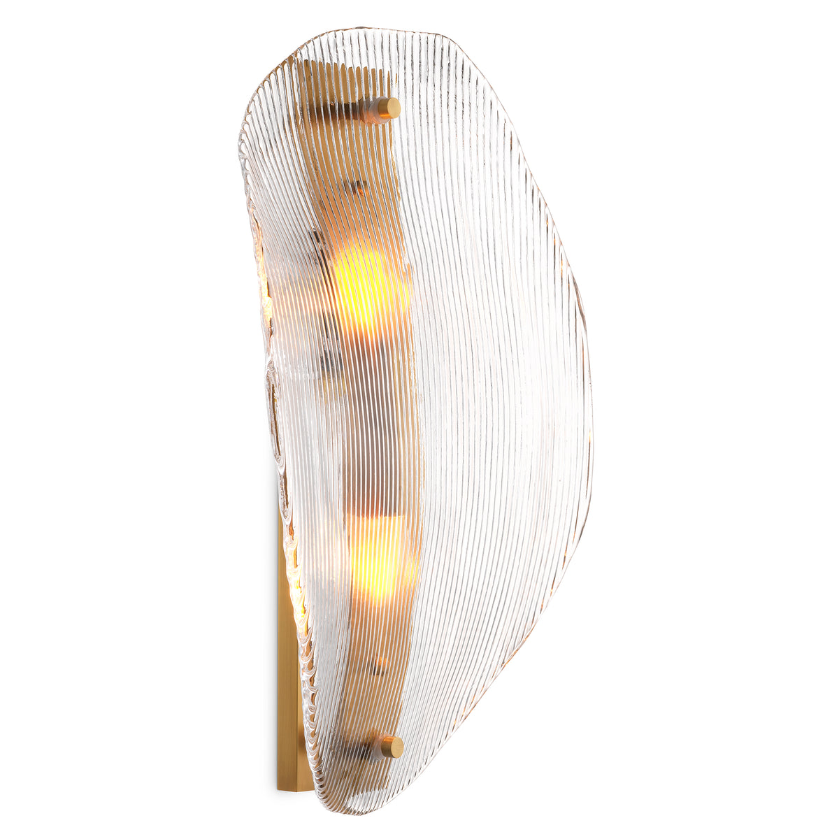 Clear Glass Wall Lamp Hibis | Eichholtz Miami