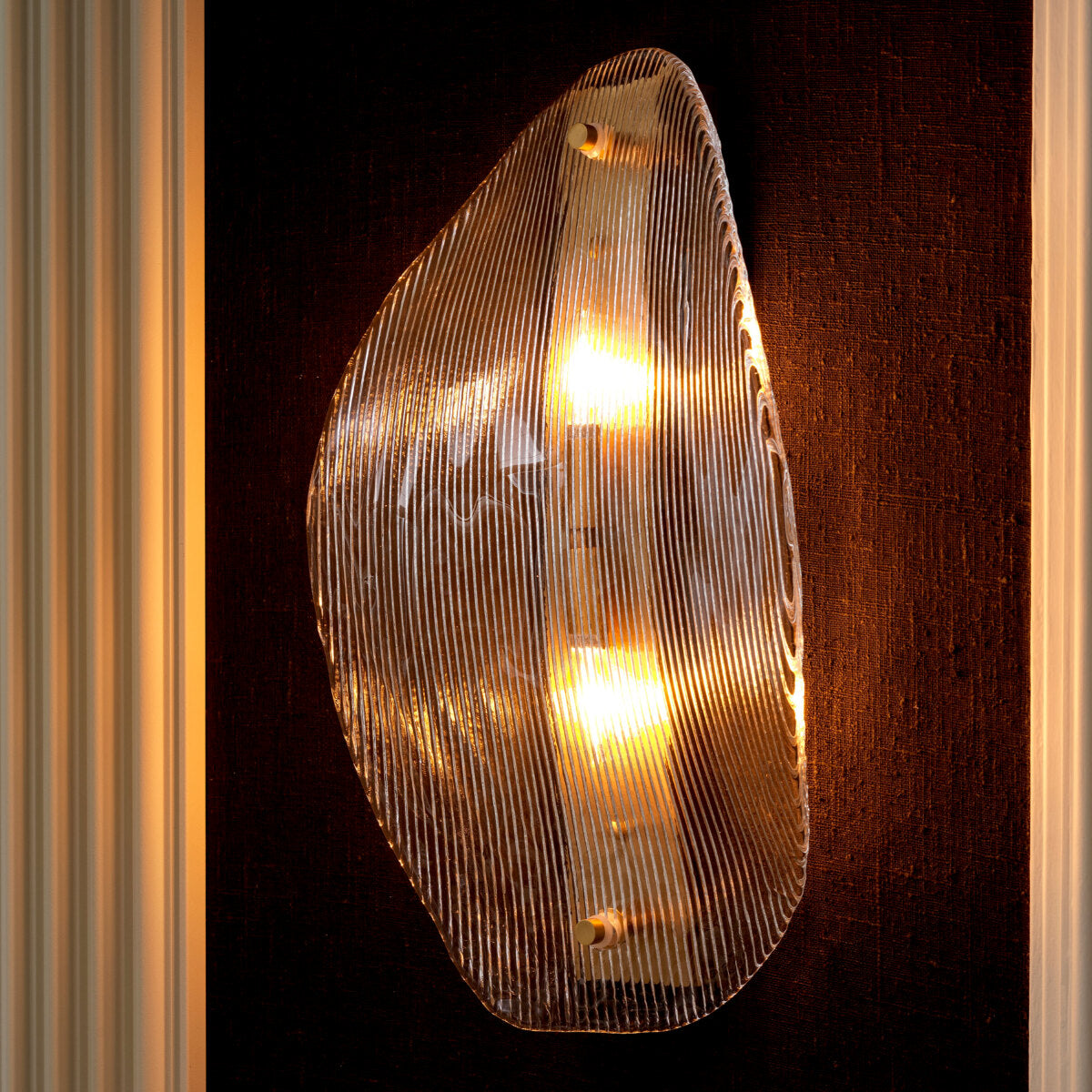 Clear Glass Wall Lamp Hibis | Eichholtz Miami