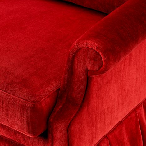 Velvet Frilled Lounge Chair Verplanck | Eichholtz Miami