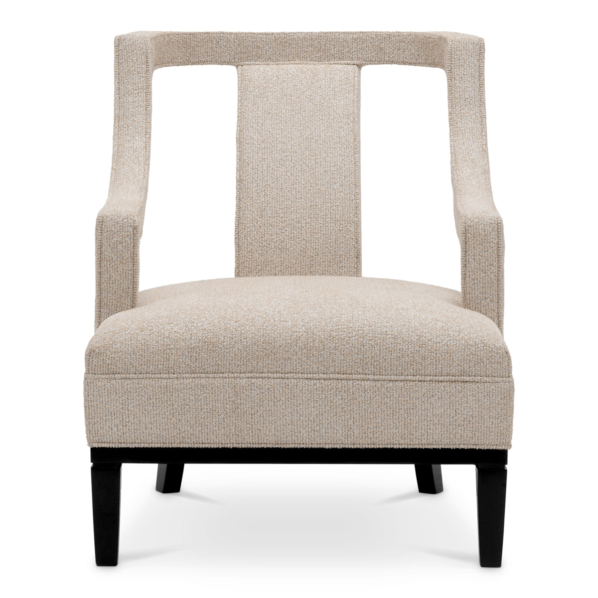 Beige Upholstered Accent Armchair Roumier | Eichholtz Miami