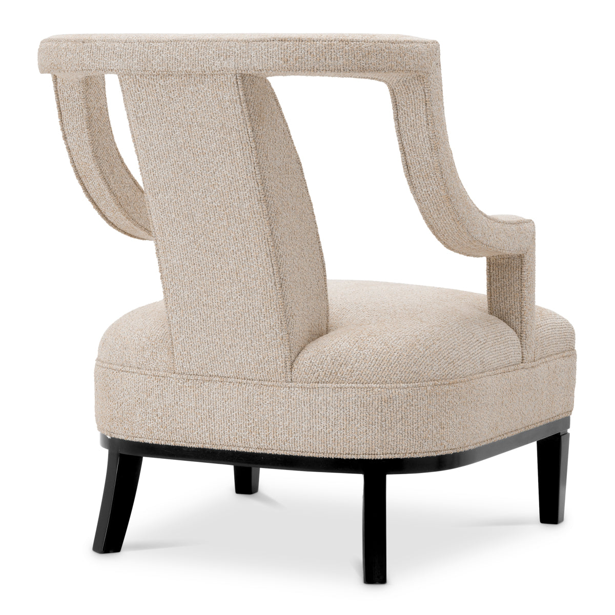 Beige Upholstered Accent Armchair Roumier | Eichholtz Miami