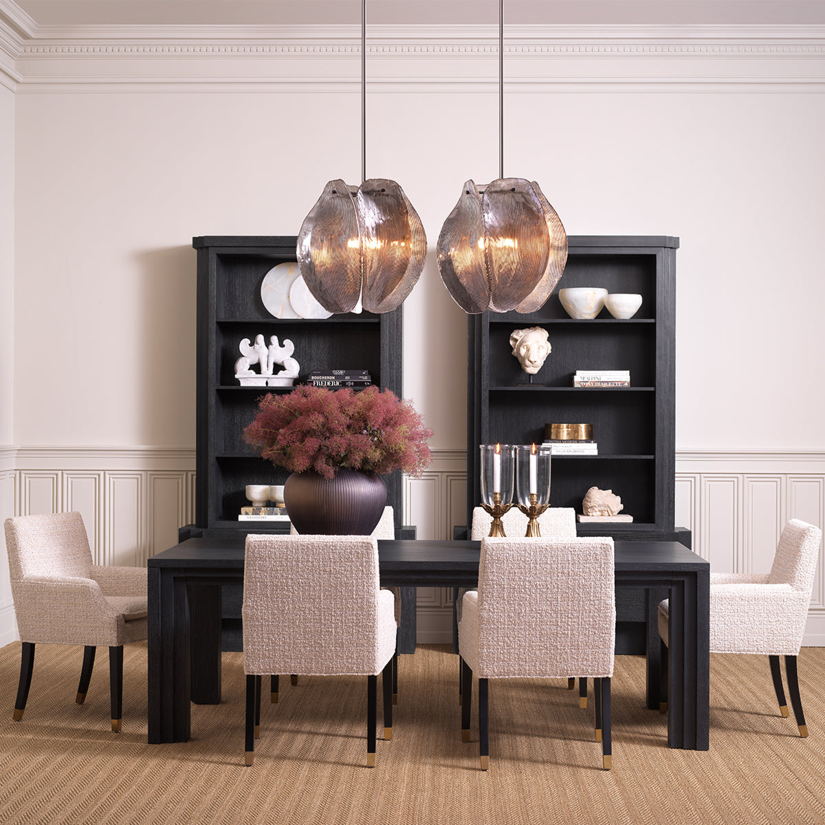 Beige Upholstered Dining Chair Clayton | Eichholtz Miami