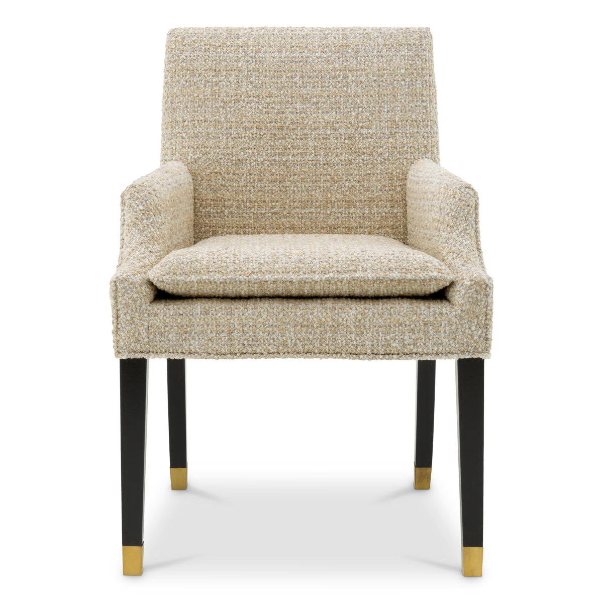 Beige Upholstered Dining Chair Clayton | Eichholtz Miami