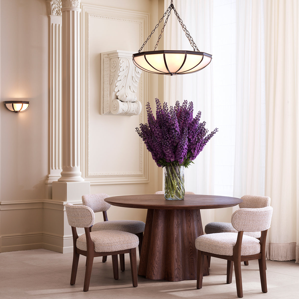 Beige Upholstered Dining Chair Duveen | Eichholtz Miami