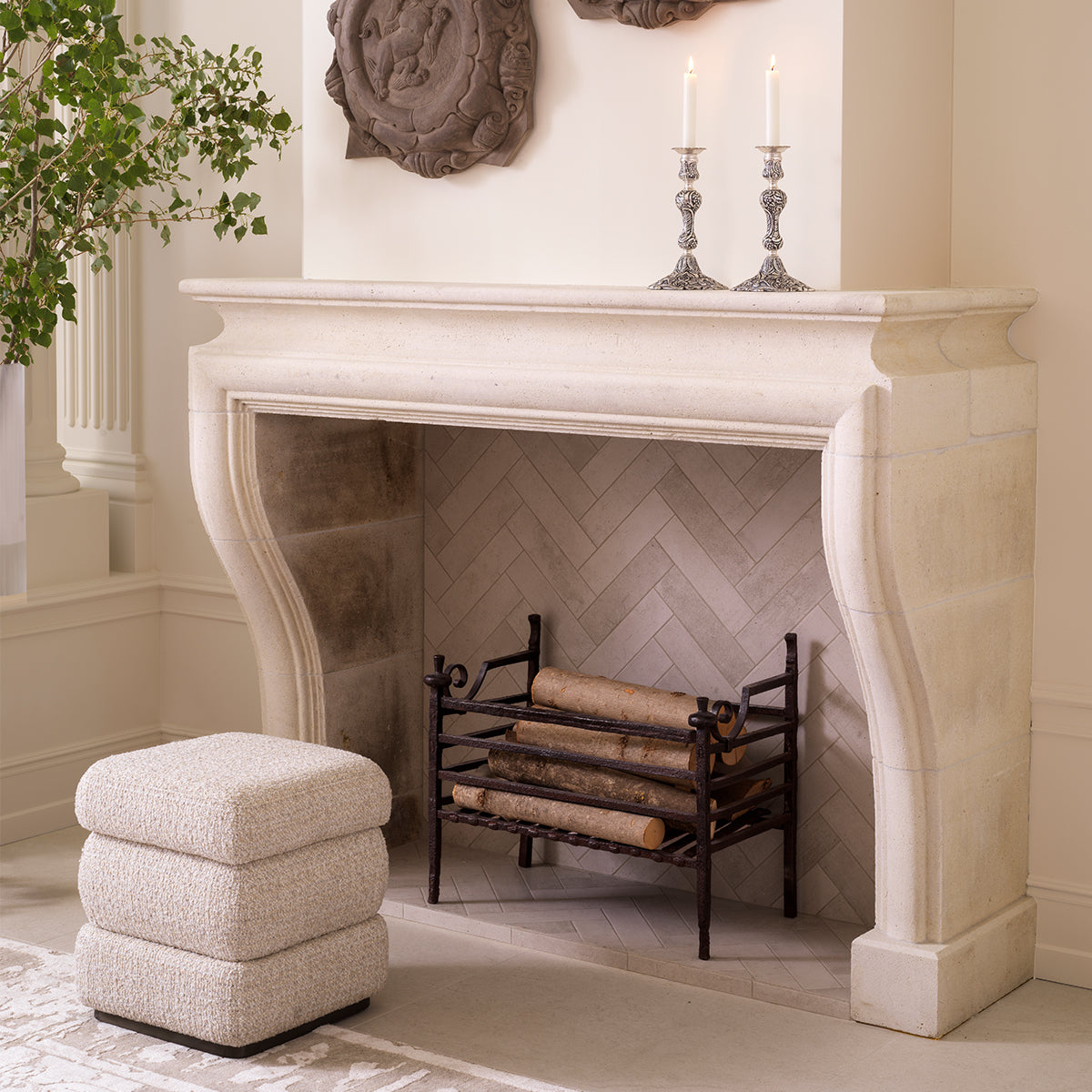 Square Layered Stool Fifth | Eichholtz Miami