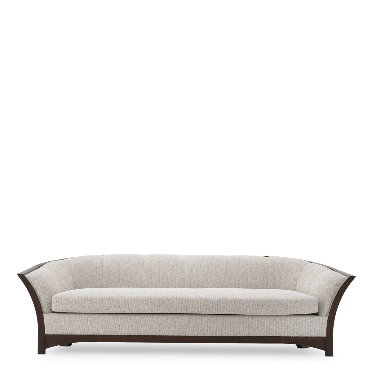 Wooden Framed Beige Sofa Bleecker | Eichholtz Miami