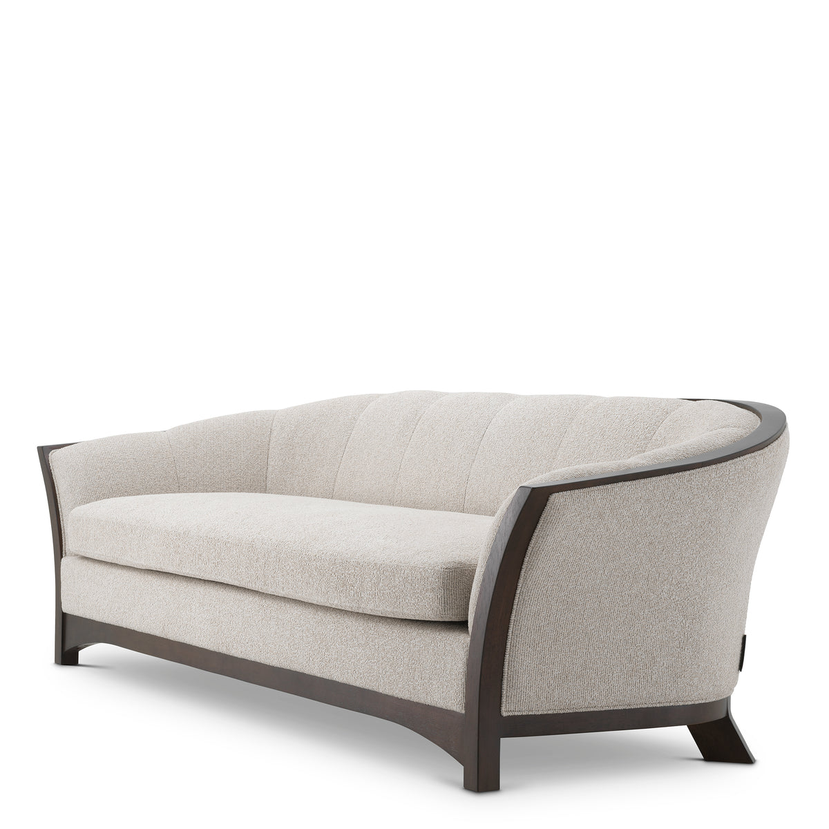 Wooden Framed Beige Sofa Bleecker | Eichholtz Miami
