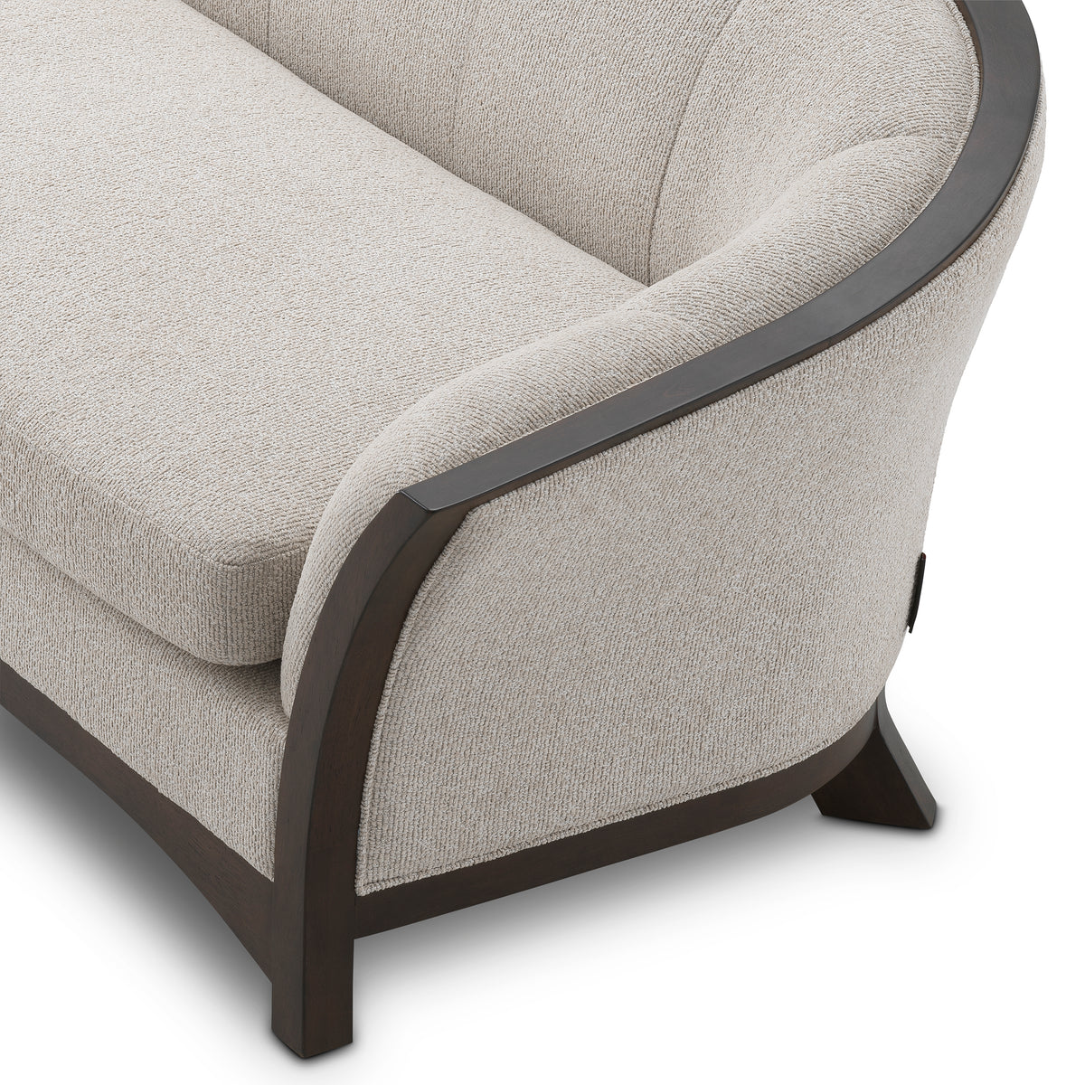 Wooden Framed Beige Sofa Bleecker | Eichholtz Miami