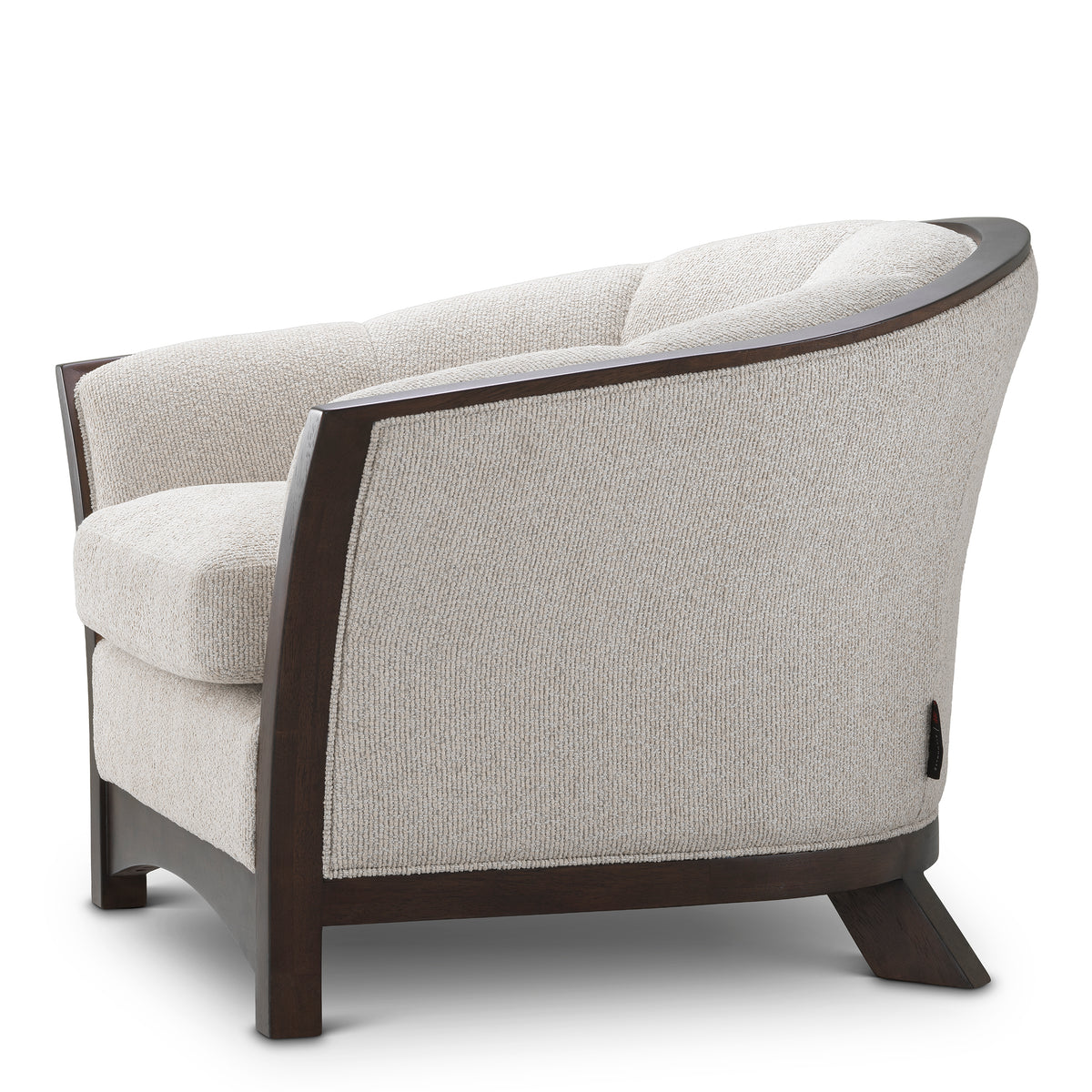 Wooden Framed Beige Lounge Chair Bleecker | Eichholtz Miami