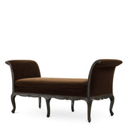 Brown Velvet Bench Hampshire | Eichholtz Miami
