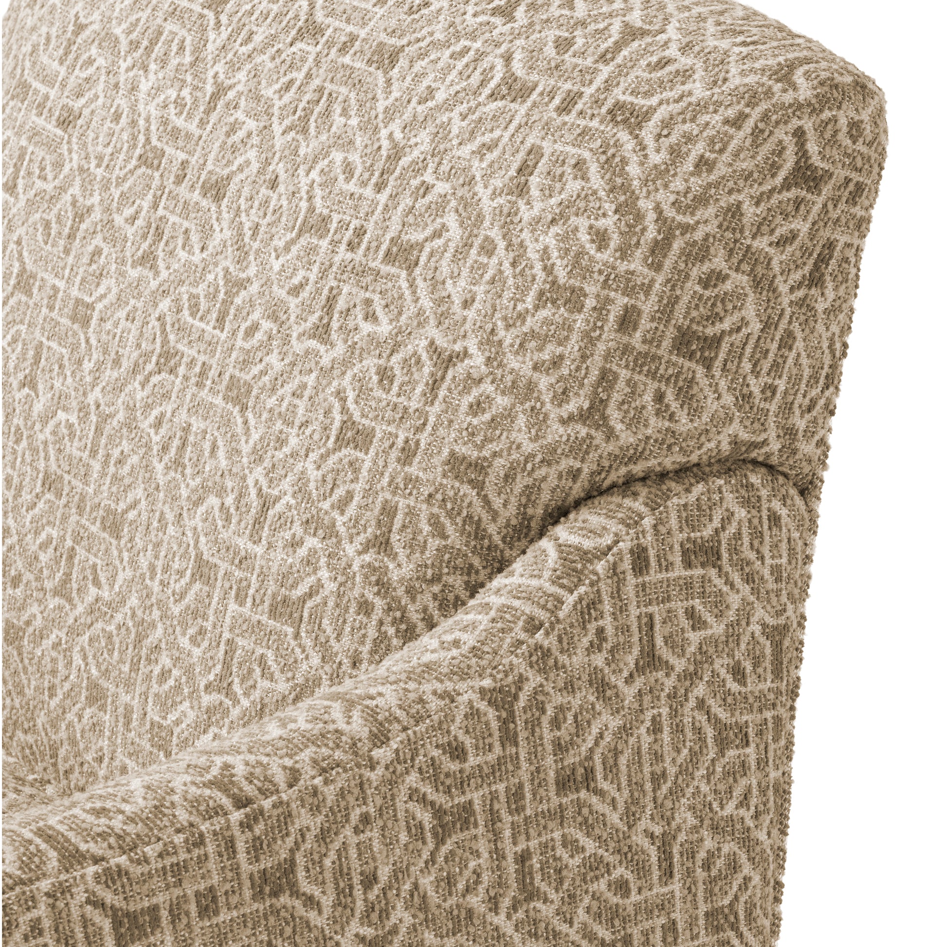 Beige Jacquard Swivel Chair Madison | Eichholtz Miami
