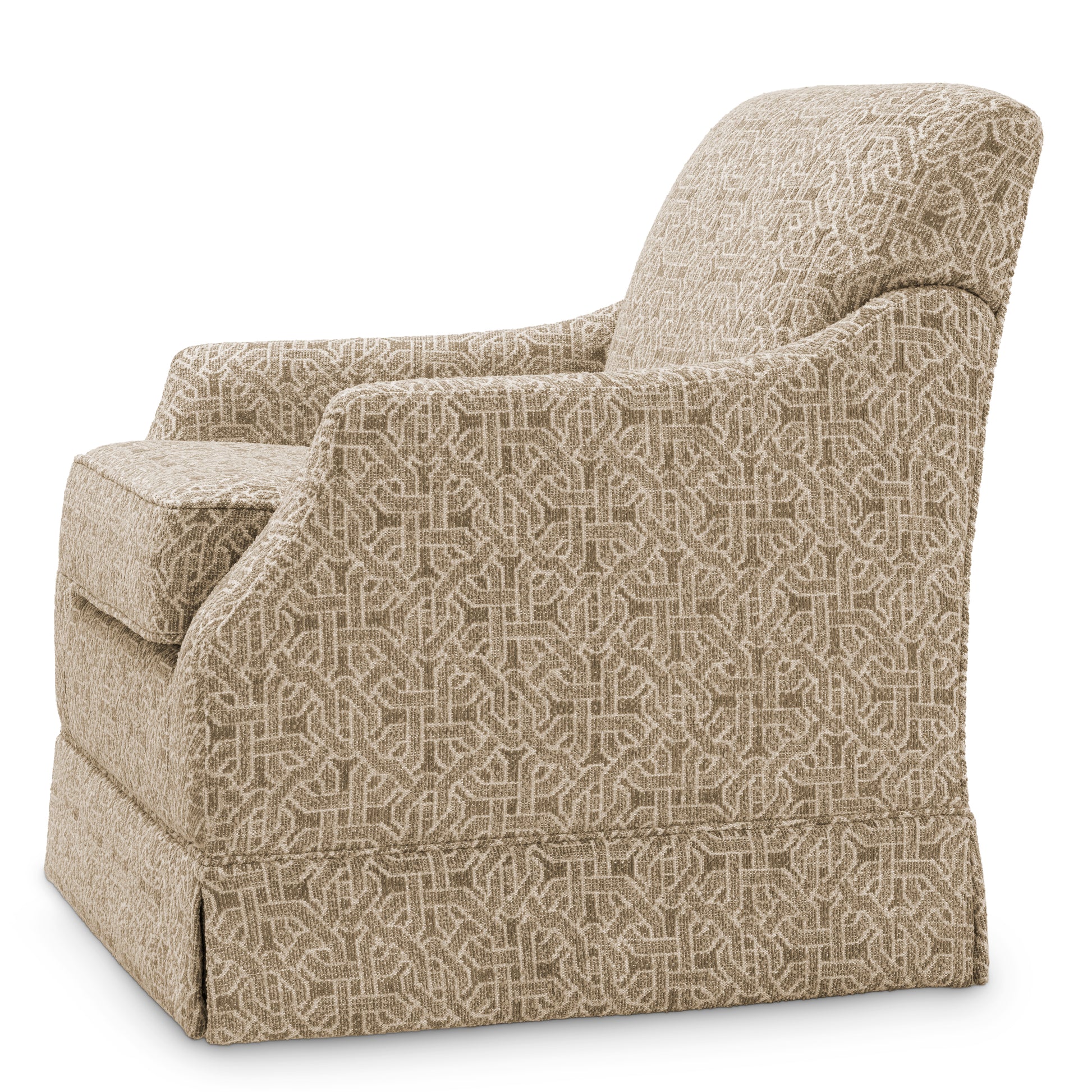 Beige Jacquard Swivel Chair Madison | Eichholtz Miami