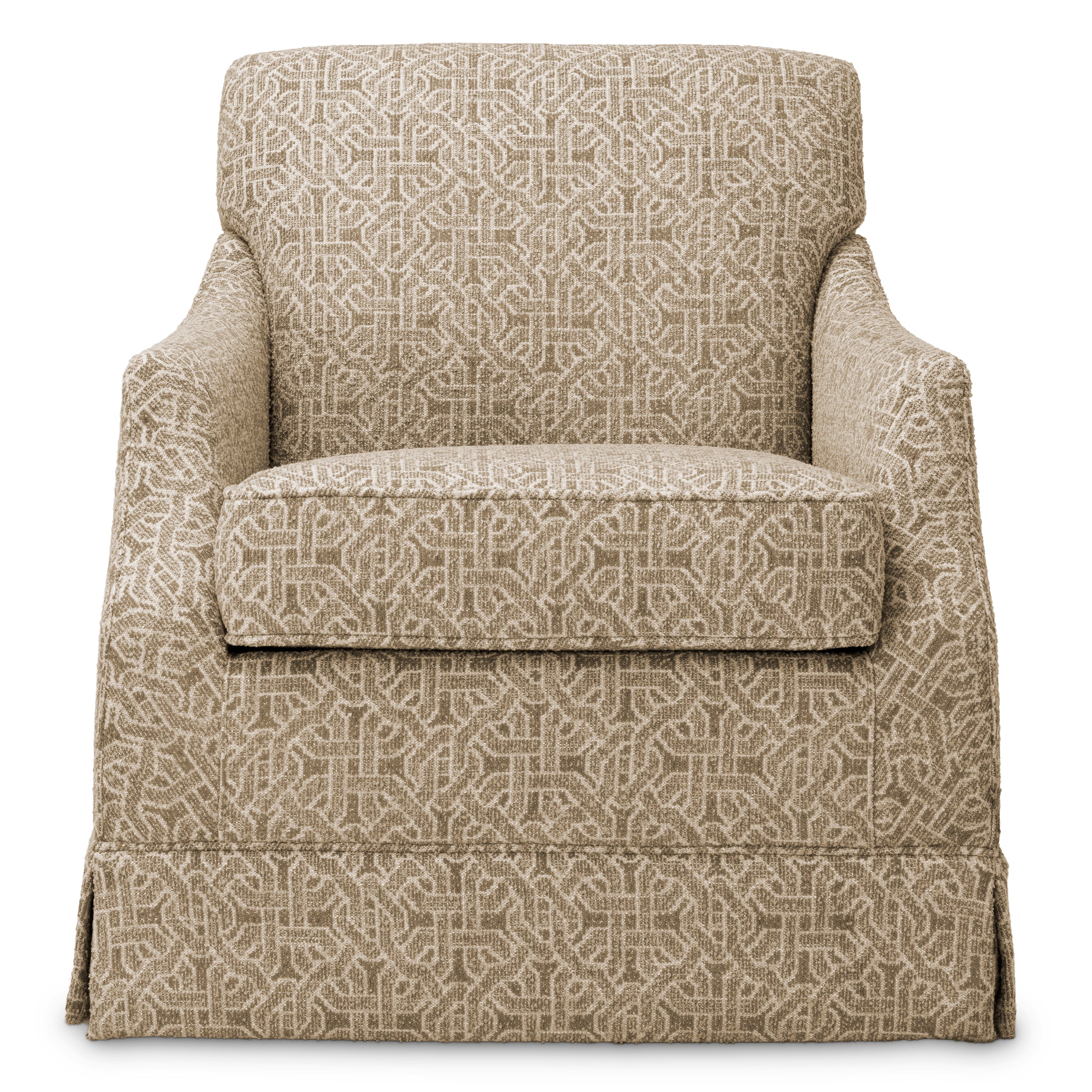 Beige Jacquard Swivel Chair Madison | Eichholtz Miami