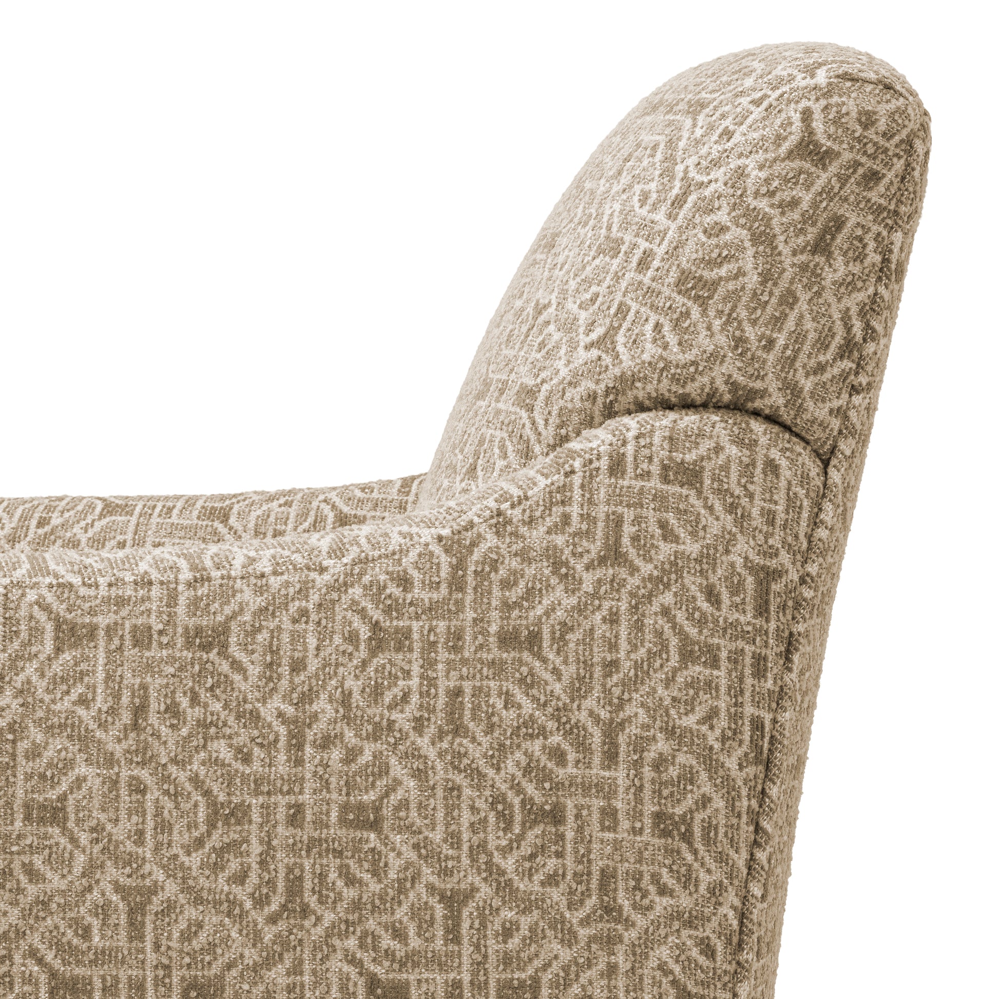 Beige Jacquard Swivel Chair Madison | Eichholtz Miami