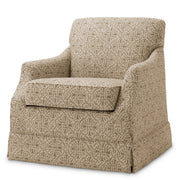 Beige Jacquard Swivel Chair Madison | Eichholtz Miami