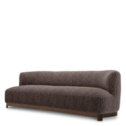 Black Bouclé Sofa Stelvio | Eichholtz Miami