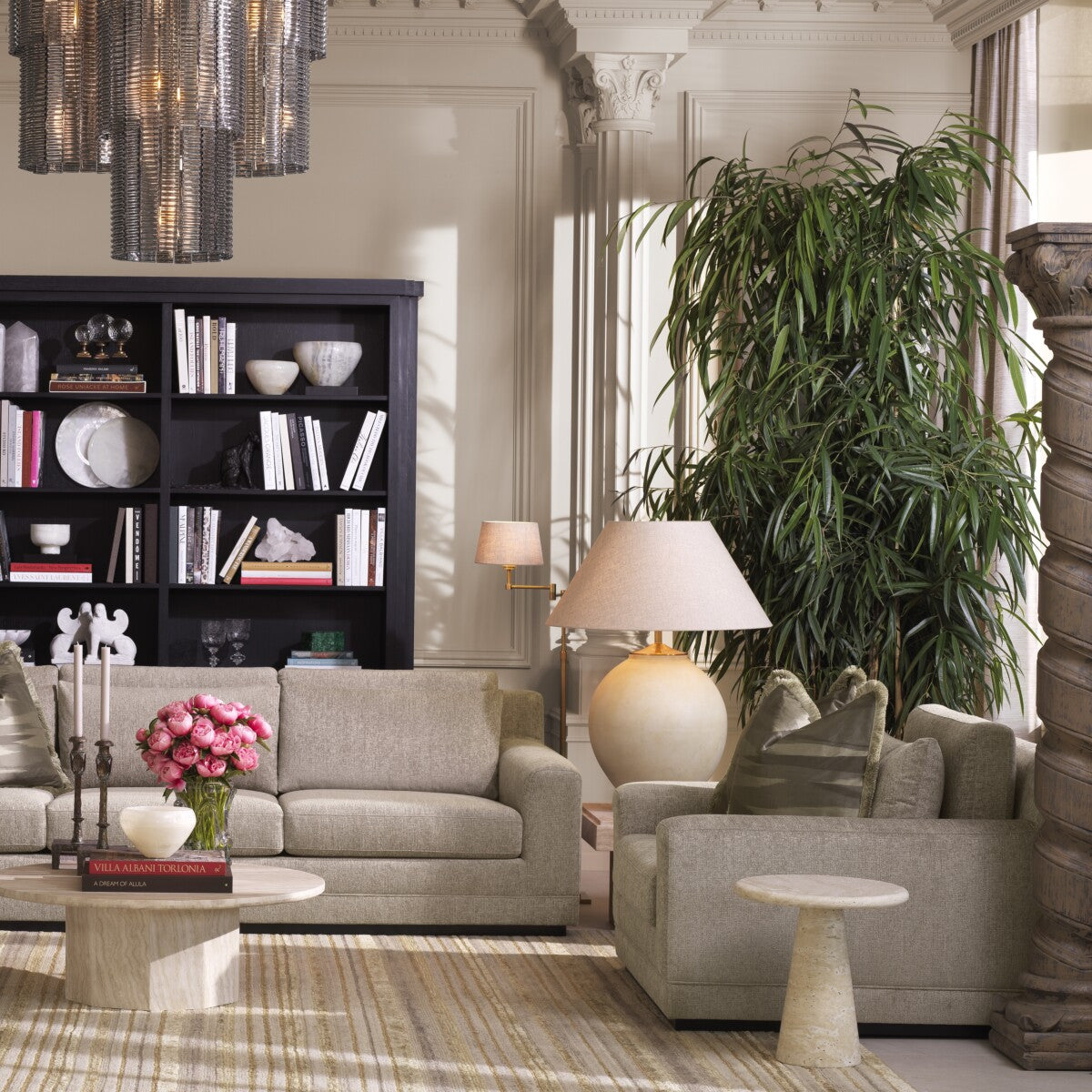 Antique Wooden Column Veneto | Eichholtz Miami