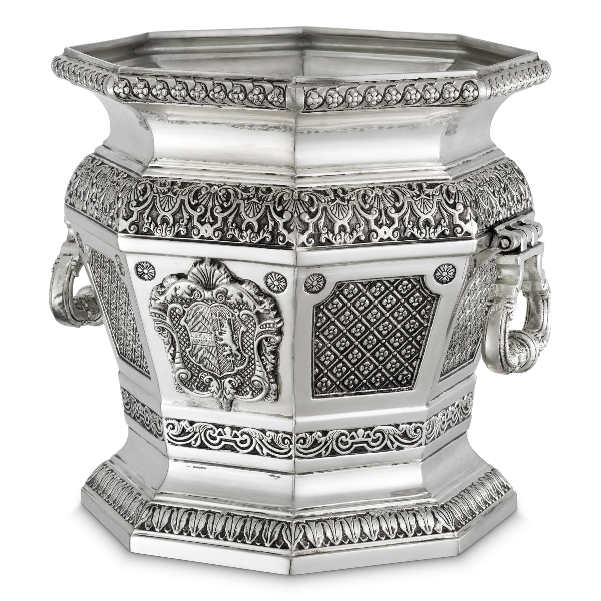 Silver Wine Cooler Object Walpole | The Met x Eichholtz Miami