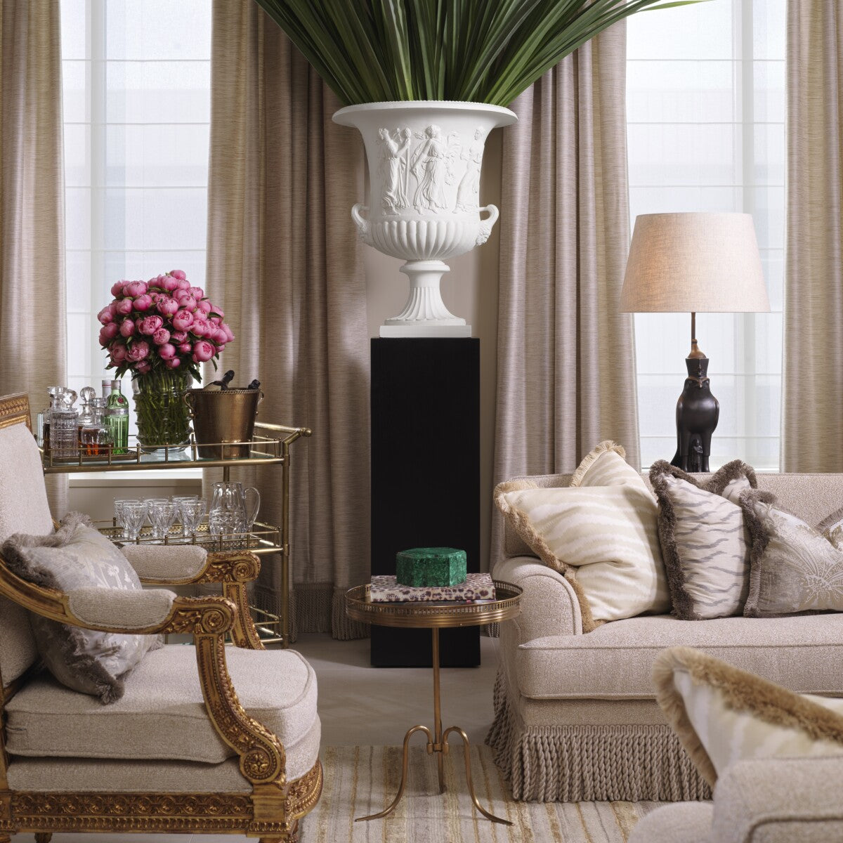 Wooden Minimalist Column L Grant | Eichholtz Miami