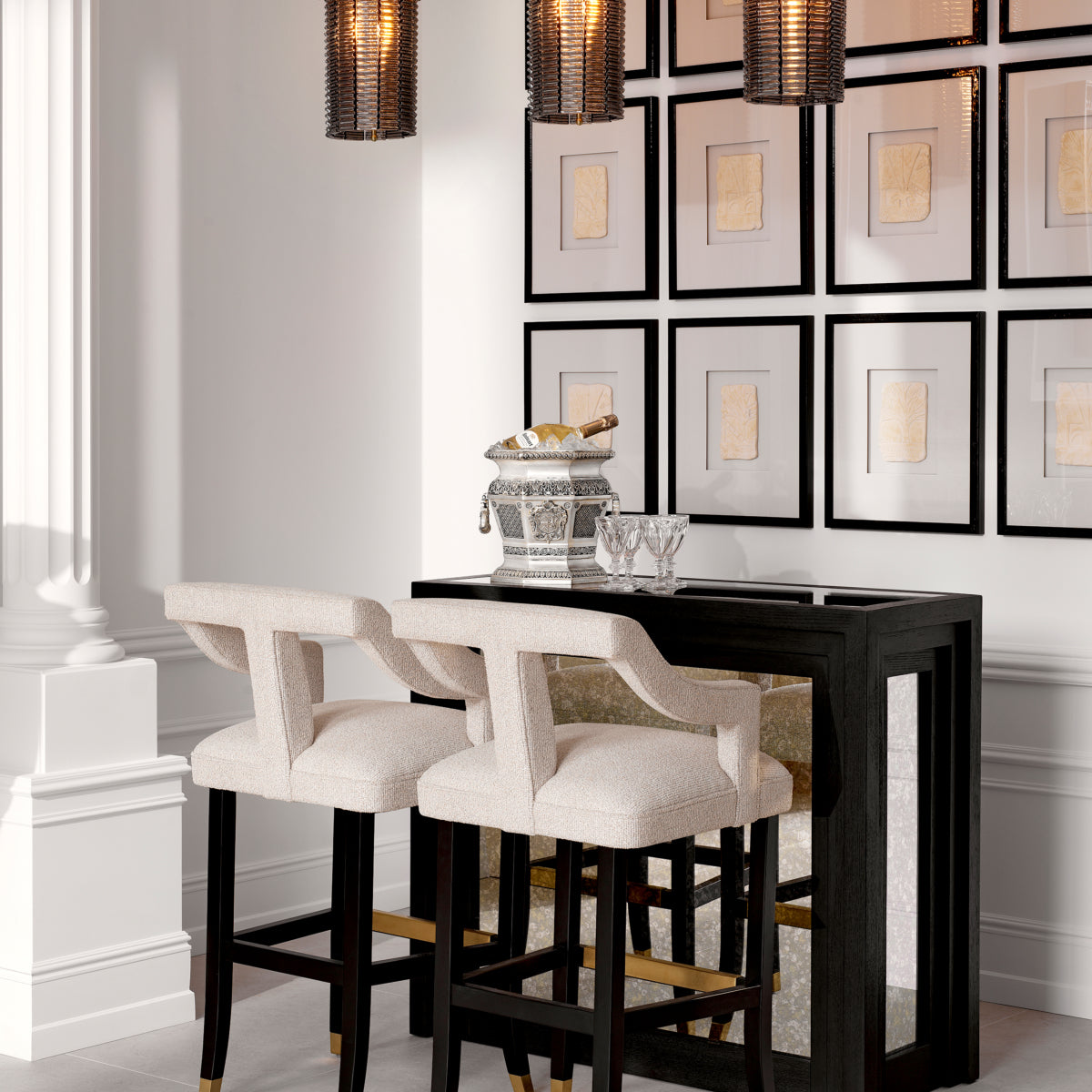 Antique Mirror Bar Table Metropolitan | Eichholtz Miami