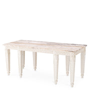 White Marble Console Table Croome Court | Eichholtz Miami