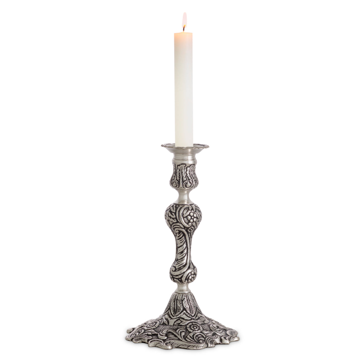 Antique Silver Candle Holder Thomson | Eichholtz Miami