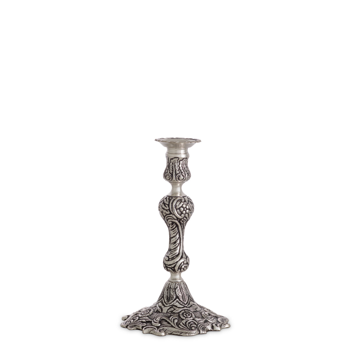 Antique Silver Candle Holder Thomson | Eichholtz Miami