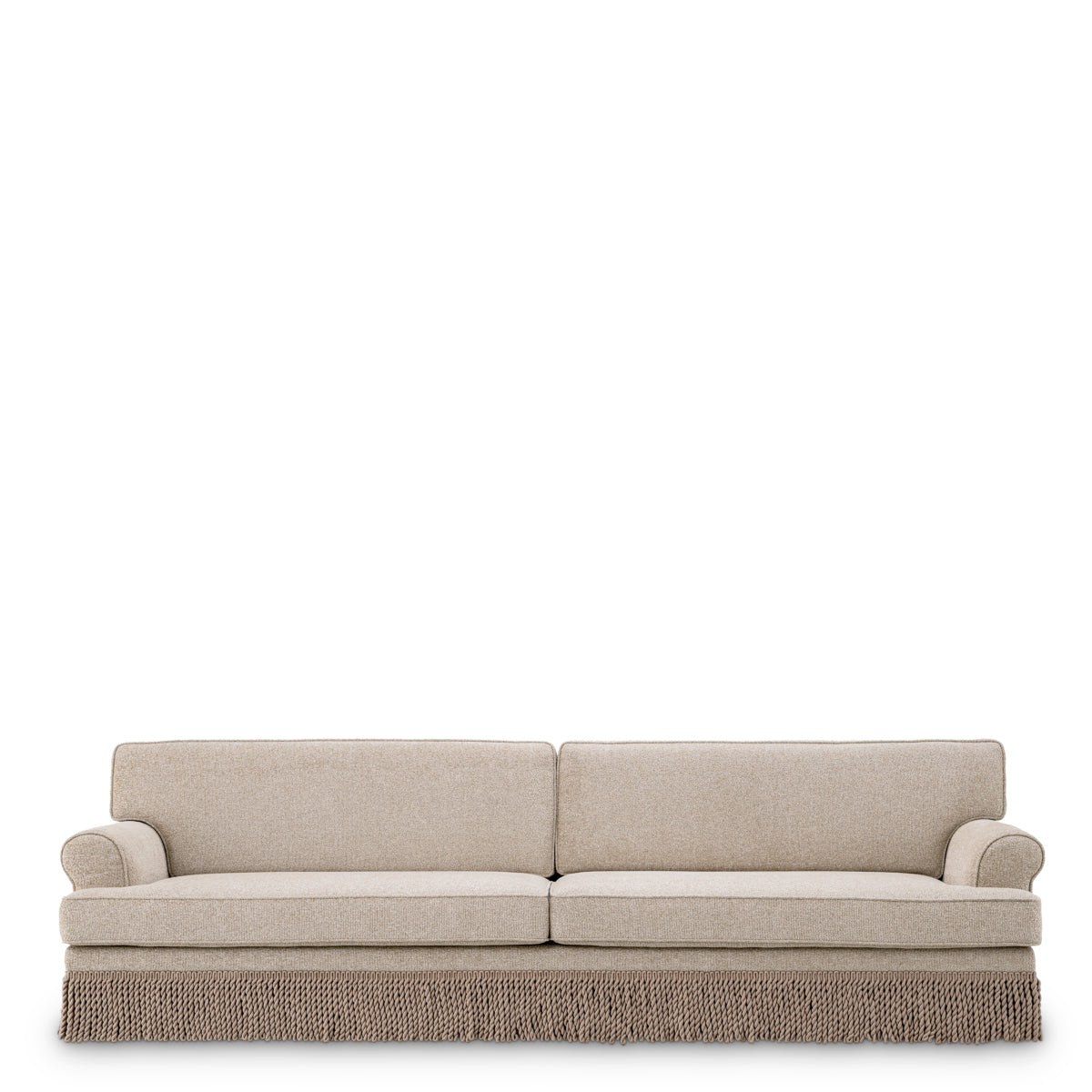 Beige Fringed Sofa Madison | Eichholtz Miami