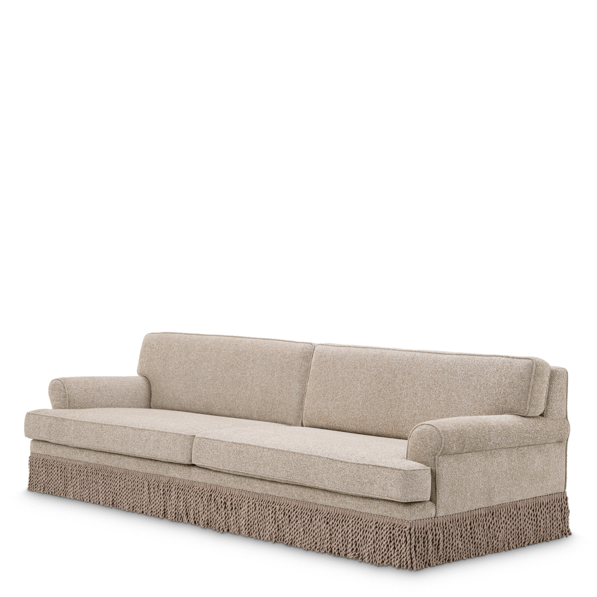 Beige Fringed Sofa Madison | Eichholtz Miami