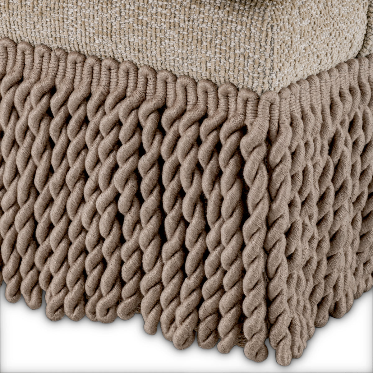 Beige Fringed Sofa Madison | Eichholtz Miami