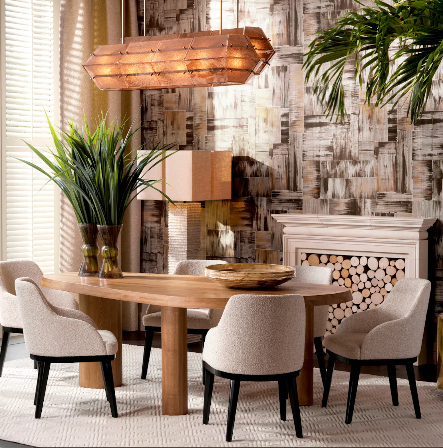 Reclaimed Oak Dining Table Prelude | Eichholtz Miami